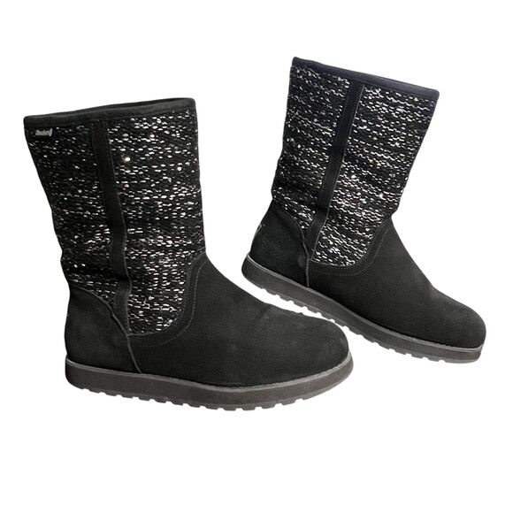 Skechers Boots Womens Size 8.5 Sequin Knit Faux Fur Lined Winter SN48368 - Picture 10 of 10